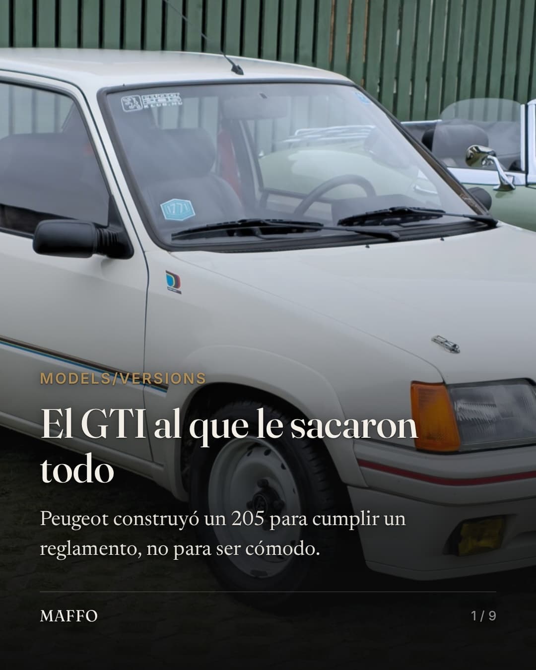 El Peugeot 205 Rallye: el GTI despojado que nadie quiso pero que ganó rallies